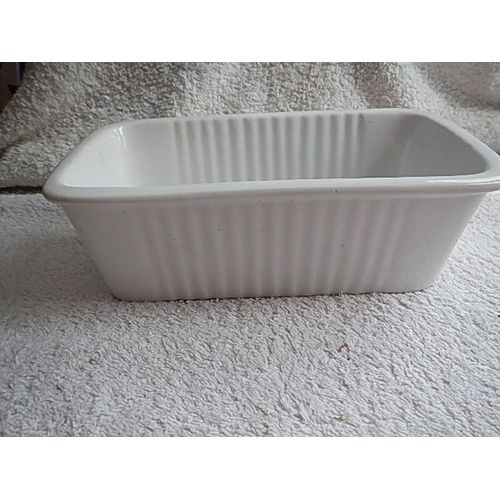 Moule À Cake Blanc En Porcelaine Gd Feu "Union Pacific Tableware, 1 Litre