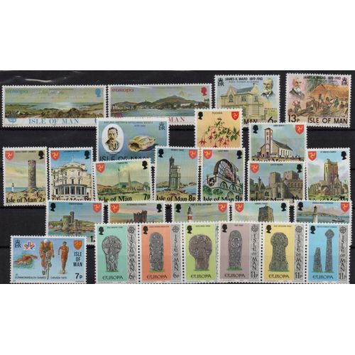 Ile De Man Timbres De 1977-1978