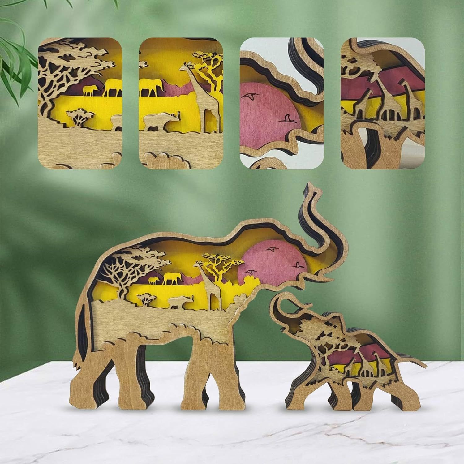 Elephant Bois pas cher - Meilleures offres neuf et occasion, image size:1500x1500