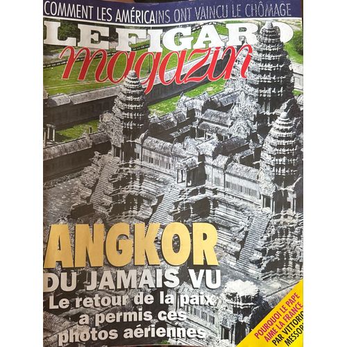 Le Figaro-Magazine Numéro Du Samedi 21 Septembre 1996 Angkor 