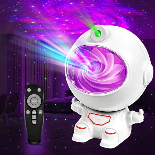 Astronaute Projecteur Galaxie, Lampe Projecteur D'Astronaute Avec Télécommande Et Minuterie Pour Enfants, Adultes, 7 Modes Nébuleuse, Projecteur Ciel Etoile Pour Décoration Des Chambres