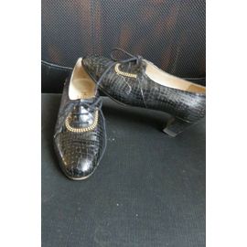 Chaussures Richelieu Noires Marque Hasley T 35,5