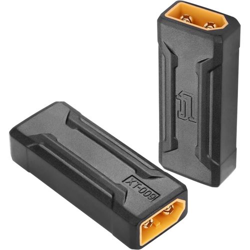 KAL-Lot De 2 Adaptateurs Xt60 Mâle Vers Mâle Xt60 Sans Fil Pour Rc Fpv Jouet Voiture Avion Drone Batterie (M Vers M)