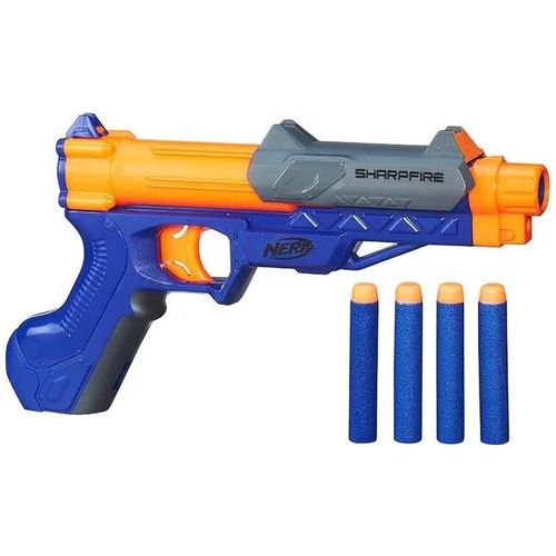 Pistolet Nerf N-Stricke - Sharpfire Delta Avec 4 Flèches