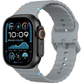 Bnhgo-Bracelet De Montre Sport Compatible Avec Apple Watch Ultra 2/Ultra 49mm,S10 46mm,9/8/7 45mm,Se2/Se/6/5/4 44mm,3/2/1 42mm, Bracelet En Silicone Souple Et Respirant Pour Homme Et Femme