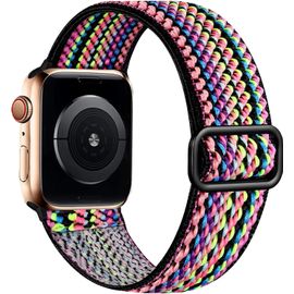 Bnhgo-Compatible Avec Apple Watch Ultra/Ultra 2 Bracelet 49mm 44mm 45mm 42mm Femmes Hommes, Nylon Solo Loop Tissu Élastique Bracelets Sport Pour Iwatch Series 9 8 7 6 Se 5 4 3 2 1