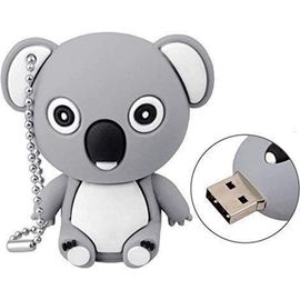 Koala Bear 8 Go USB Flash Pen Drive Stockage de données de clé mémoire Clé USB Gris