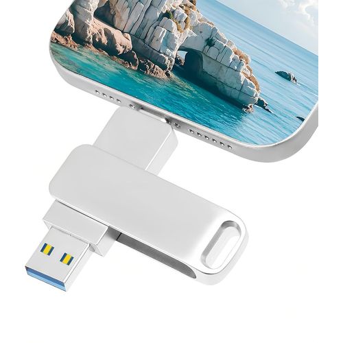 BNHGO-Cle USB C 512Go 3.0 Clé USB 2 en 1 Mémoire Flash Impermeable à l'eau Clef USB Suitable for Smartphones/Tablets/USB C Interface Devices
