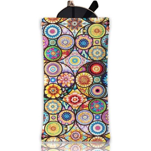 Bnhgo-Étui À Lunettes Souple Yoga Squeeze Top Étui À Lunettes De Soleil De Voyage En Cuir Pu Étui À Lunettes De Soleil Portable Pochette À Lunettes De Soleil Pour Femmes Hommes