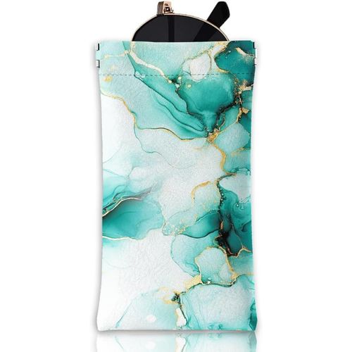 Bnhgo-Étui À Lunettes Souple Yoga Squeeze Top Étui À Lunettes De Soleil De Voyage En Cuir Pu Étui À Lunettes De Soleil Portable Pochette À Lunettes De Soleil Pour Femmes Hommes