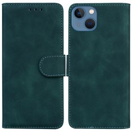 Saturcase Coque Pour Apple Iphone 14, Toucher Confortable Pu Cuir Magnétique Flip Portefeuille Support Porte-Carte Protecteur Housse Étui Pour Apple Iphone 14 (Vert)