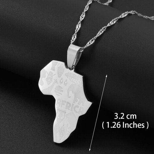 Pendentif Carte Madagascar En Argent 925‰ - Bijou Laperledargent Avec Écrin & Certificat