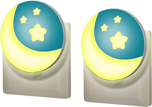 Veilleuse Enfant Sur Prise Électrique Lampe De Nuit Led Avec Capteur Crépusculaire Pour Chambre Bébé Couloirs Entrée Escaliers (Minimaliste)