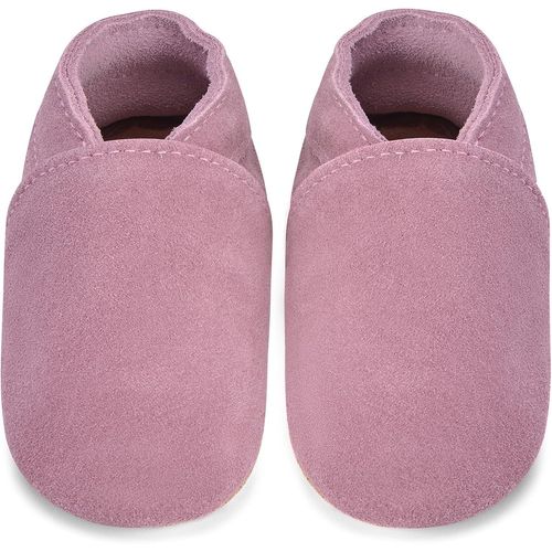 Utigh-Chausson Bebe Chaussons Cuir Bébé Cuir Souple Antidérapantes Chaussures Premiers Pas Garçon Fille