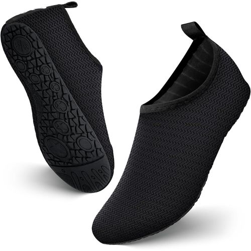 Slep-Chaussure D'eau Water Shoes Chaussure Aquatiques Homme Femme, Chaussures De Plage De Mer De Piscine Sandales Plastiques, Anti Sable Antidérapant Sèche Vite, Sur La Plage Ou Yoga