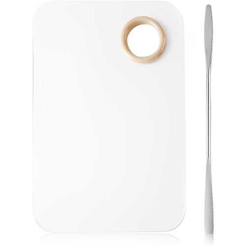 Bnhgc-Palette De Mélange De Maquillage, Palette De Maquillage Transparente, Outils De Maquillage, Kit De Fond De Teint, Palette De Maquillage De Voyage, Palette De Contouring Avec Spatule De 