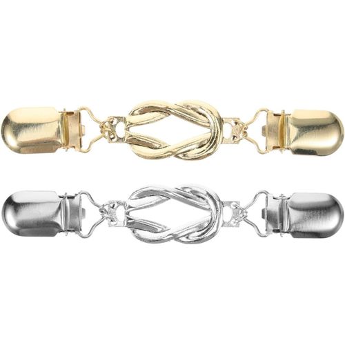 NBGCM-2 Pièces Agrafe De Chandail Chandails Cardigans Pour Femmes Pince à Broche Robe Clip Cardigan Rétro Clips De Fermeture De Pull Fermoirs Pull Pince à Linge Aux Femmes Alliage Bijoux