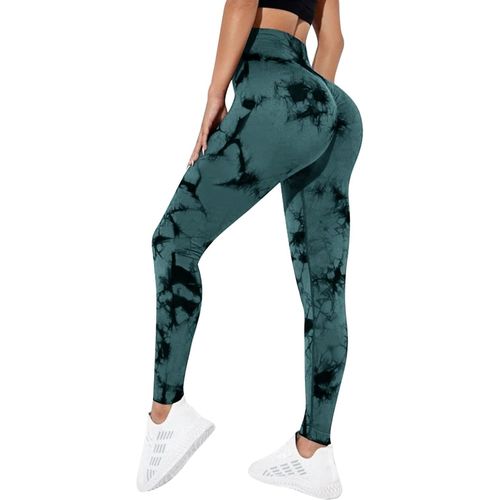 Nbgcm-Femme Gym Short Cycliste Legging De Sport Anti Cellulite Leggings Push Up Pantalon Yoga Taille Haute Elastique Sexy Butt Lift Pantalon Court De Compression Sans Couture Fitness Jogging