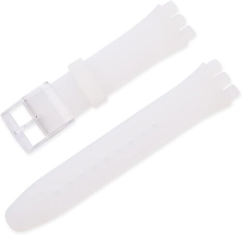 17mm Bracelet En Silicone Compatible Avec Swatch Watch Strap