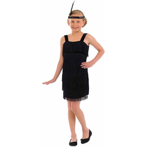 Nbgcm-Déguisement Charleston Enfant, Robe Années 20, Costume Carnaval Fille