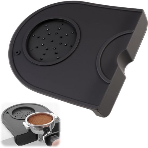 Nbgcm-Tampon De Tassage De Café 14 X 12.5 Cm, Silicone Tamper Mat, Antidérapant Tapis De Tassage Espresso, Protection Du Plan De Travail Et Du Filtre Pour Outils De Barista, Cuisine, Bar, Magasin De