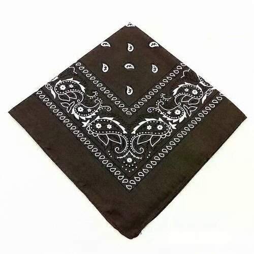 2025 Mode Hip Hop Bandana Carré Foulard 54cm * 54cm Noir Rouge Bandeau Imprimé Pour Femmes/Hommes/Garçons/Filles