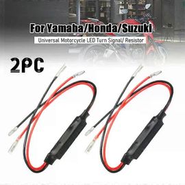 2pcs 10w Moto Universelle Led Clignotant Indicateur De Charge Résistance Clignotant Pour Yamaha / Honda / Suzuki