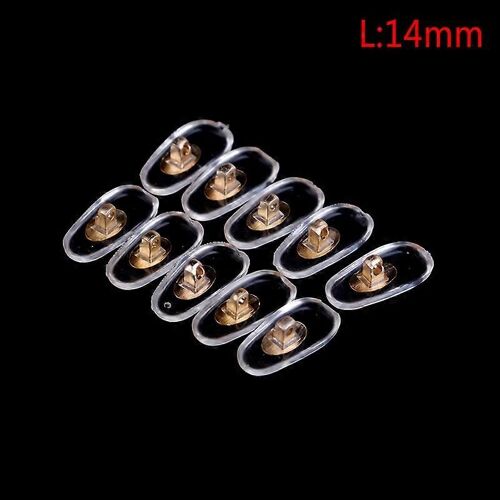 5 Paires S/L Taille Plaquette De Nez Silicone À Vis Sur Les Plaquettes De Nez Support Pour Les Lunettes,Les Lunettes De Soleil,Les Accessoires De Lunettes