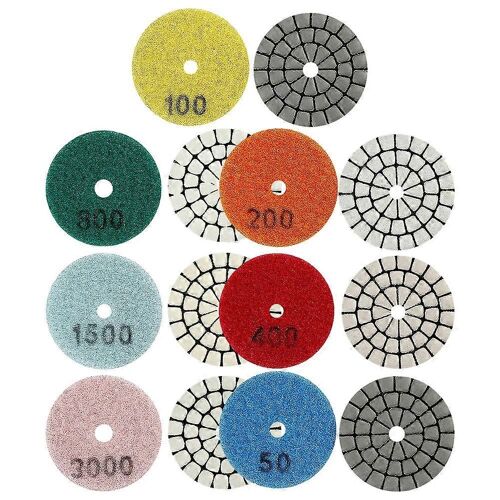 1pc 2 Pouces 50mm Diamant Tampon De Polissage À Sec Pour Marbre Granit Quartzite Verre Olishing Broyage À Sec Outils Électriques Pièces