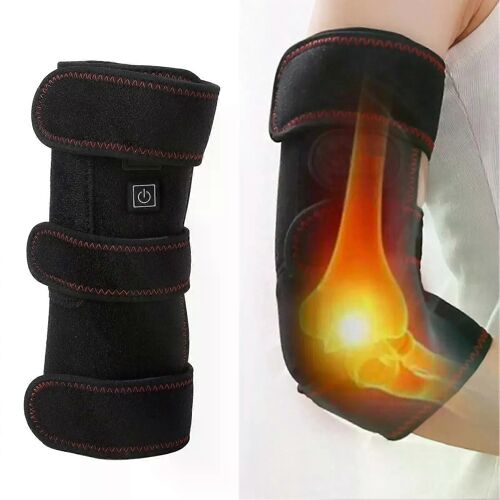Enveloppe De Coude Chauffante Portable Long Poignet Chauffant Électrique Enveloppe De Coudière Pour La Thérapie Thermique Coude D'attelle De Poignet D'attelle