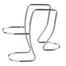 Support de tuyau de vidange de machine à laver en acier inoxydable pour évier utilitaire et cuve à lessive Clip de guide de serrage de tuyau