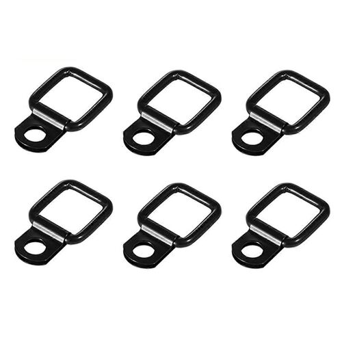 Anneau D'arrimage En D Pour Voiture, Vis D'arrimage, Boucle De Traction, Anneau D'ancrage, Boucle De Toit/Coffre Pour Tj Jk Jl Jt 1997-2023, 6 Pièces