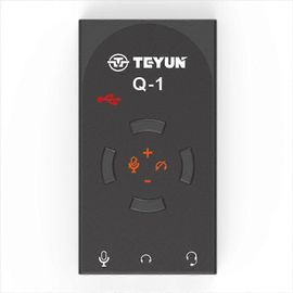 TEYUN Q1 Carte son de jeu USB7.1 Audio 3.5mm Adaptateur micro Carte son