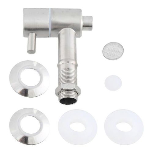 Robinet de distributeur de boissons Robinet en acier inoxydable Robinet de remplacement pour bocal en verre Vin Bière Tonneau Distributeur de boisson
