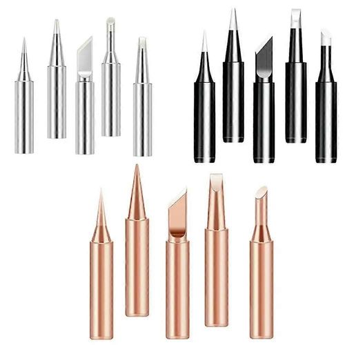 5pcs fer à souder 900M tête de fer à souder à l'intérieur chaud nu cuivre électrique fer à souder pointe
