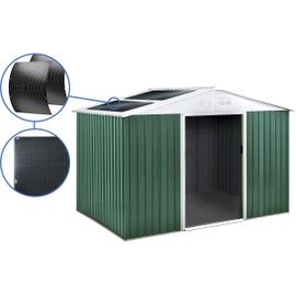 Abri De Jardin Métal 'rosas ' 7,06 M² Avec Panneaux Solaires