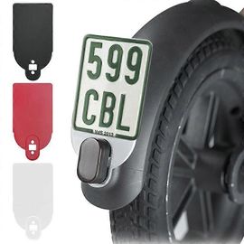 Numéro De Plaque D'immatriculation En Plastique Panneau D'avertissement Support De Plaque De Garde-Boue Pour Xiaomi M365 Pro Pièces De Scooter Électrique Accessoires