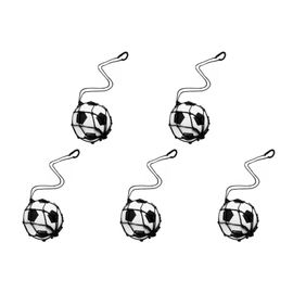 Filet Pour Ballon De Football Kunicef,Taille 3,4,5,Aide À L'entraînement En Solo -5pcs Noir