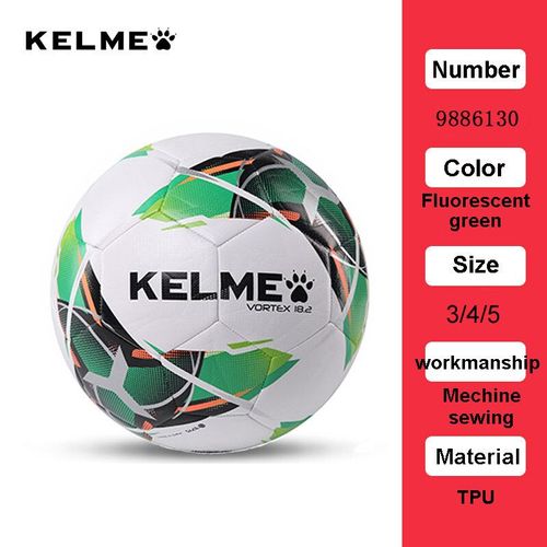 Kelcloser-Ballon De Football Professionnel,Tpu,Taille 3,Taille 4,Taille 5,Rouge,Vert,Goal,Team Match Training,Ikmachine Seoo,9886130 -Taille 4 Vert -B