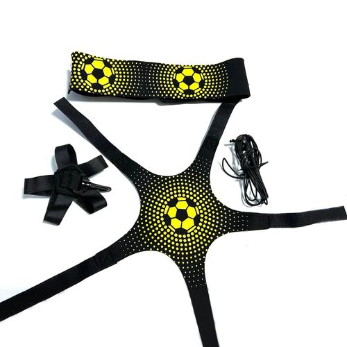 Ceinture Élastique De Taille Réglable Pour Enfants,Équipement D'entraînement De Contrôle De Ballon De Football,Lancer De Coup De Pied,Pratique En Solo -Xld02-Noir Jaune -C