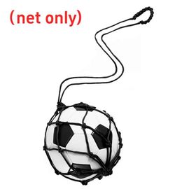 Filet Pour Ballon De Football Kunicef,Taille 3,4,5,Aide À L'entraînement En Solo -Noir