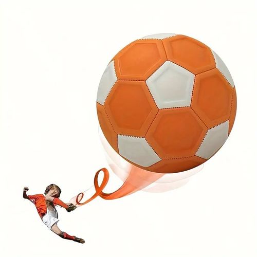 Ballon De Football Magique Curve Swplugin,Jouet De Football,Excellent Cadeau Pour Les Enfants,Parfait Pour L'entraînement Ou Le Jeu En Plein Air -1pcs Jaune