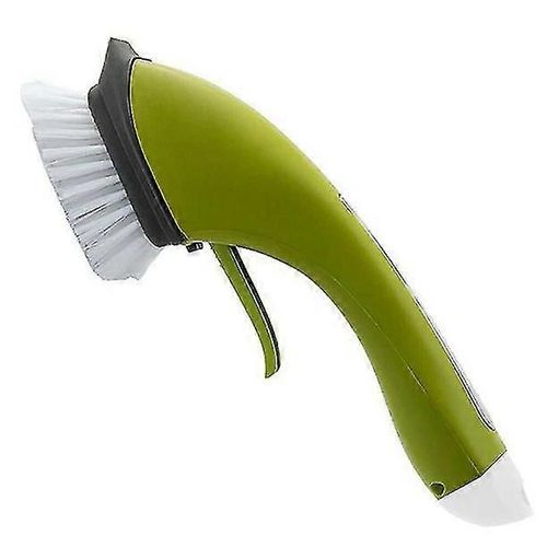 Brosse à vaisselle anti-rayures avec distributeur de savon, brosse à récurer pour le lavage