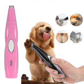 (Rose) Tondeuse Électrique Pour Poils D'animaux De Compagnie, Toilettage Pour Chiens, Pédicure, Haute Qualité
