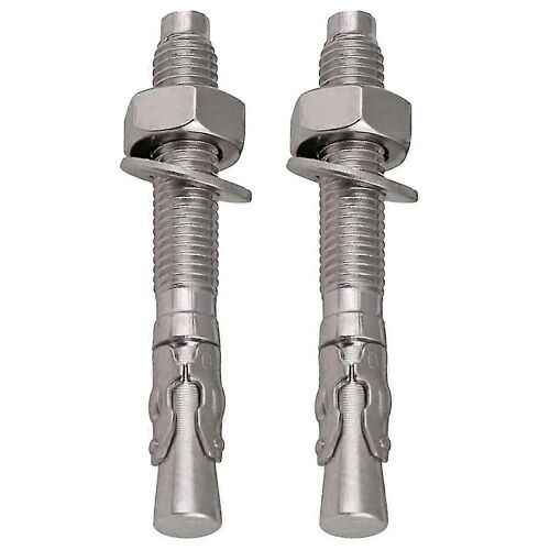 Lot de 2 vis d'expansion en acier inoxydable pour béton, pour rénovation