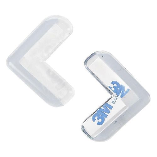 Lot De 2 Protections D'angle En Silicone Souple Pour Étagères, Bureaux, Placards