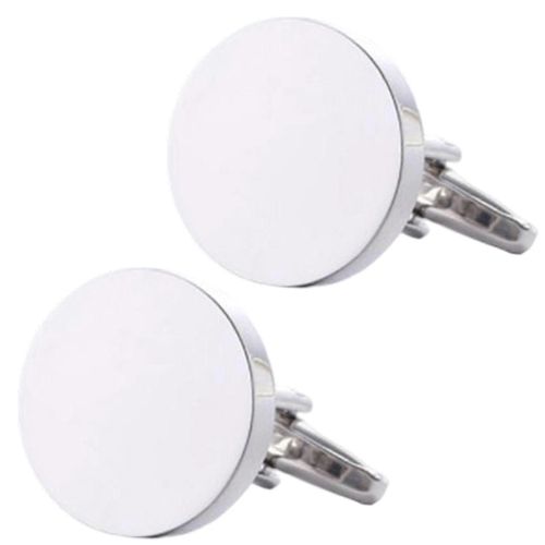 (Argent) Boutons De Manchette Ronds En Métal Pour Chemises, Pour Les Professionnels De La Mode, Les Amateurs De Chemises, Les Boutons De Manchette, Les Pinces À Manchettes, Argent