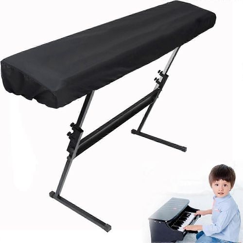 Housse De Protection Pour Clavier De Piano Avec Cordon De Serrage, Housse Anti-Poussière Noire Pour Piano Numérique, Pour Yamaha, Casio, Console (88 K)