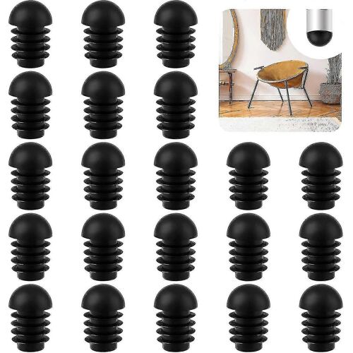 Chaise Leg Cap 50 Pcs Round End Caps Chair Hose Cap Chair Leg Protection Round Inlet Cap Pour Chaise Le