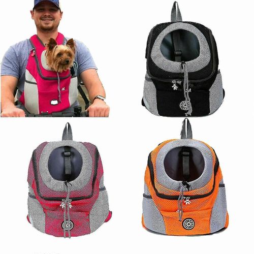(M-Vert) Sac À Dos De Voyage Pour Chien En Plein Air, Sac À Dos De Transport Pour Chiot, Sac À Dos De Voyage En Maille, Sac À Bandoulière Portable Avant S/M/L Bsh